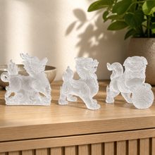 Cargar esta imagen a la galería, 3 Guardianes Celestiales en Cristal - Contexto Feng Shui - imagen complementaria 2