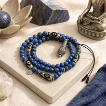 Cargar esta imagen a la galería, Japamala Lapislazuli - Contexto Feng Shui - imagen complementaria 2
