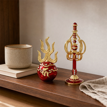 Cargar esta imagen a la galería, Bola de Fuego y Pedestal Ksitigarbha - Beneficio simbolico - imagen complementaria 3