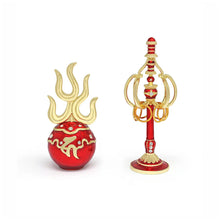 Cargar esta imagen a la galería, Bola de Fuego y Pedestal Ksitigarbha