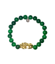 Cargar esta imagen a la galería, Pulsera de Jade con Pi Yao