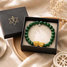 Cargar esta imagen a la galería, Pulsera de Jade con Pi Yao - Lifestyle cotidiano - imagen complementaria 1
