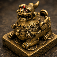 Cargar esta imagen a la galería, Pi Yao Bronze - Beneficio simbolico - imagen complementaria 3
