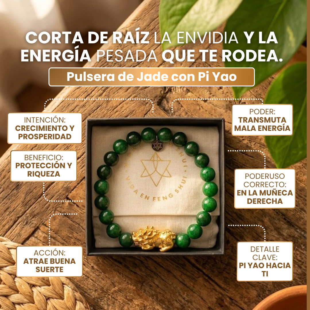 Beneficios y forma correcta de usar la Pulsera de Jade con Pi Yao